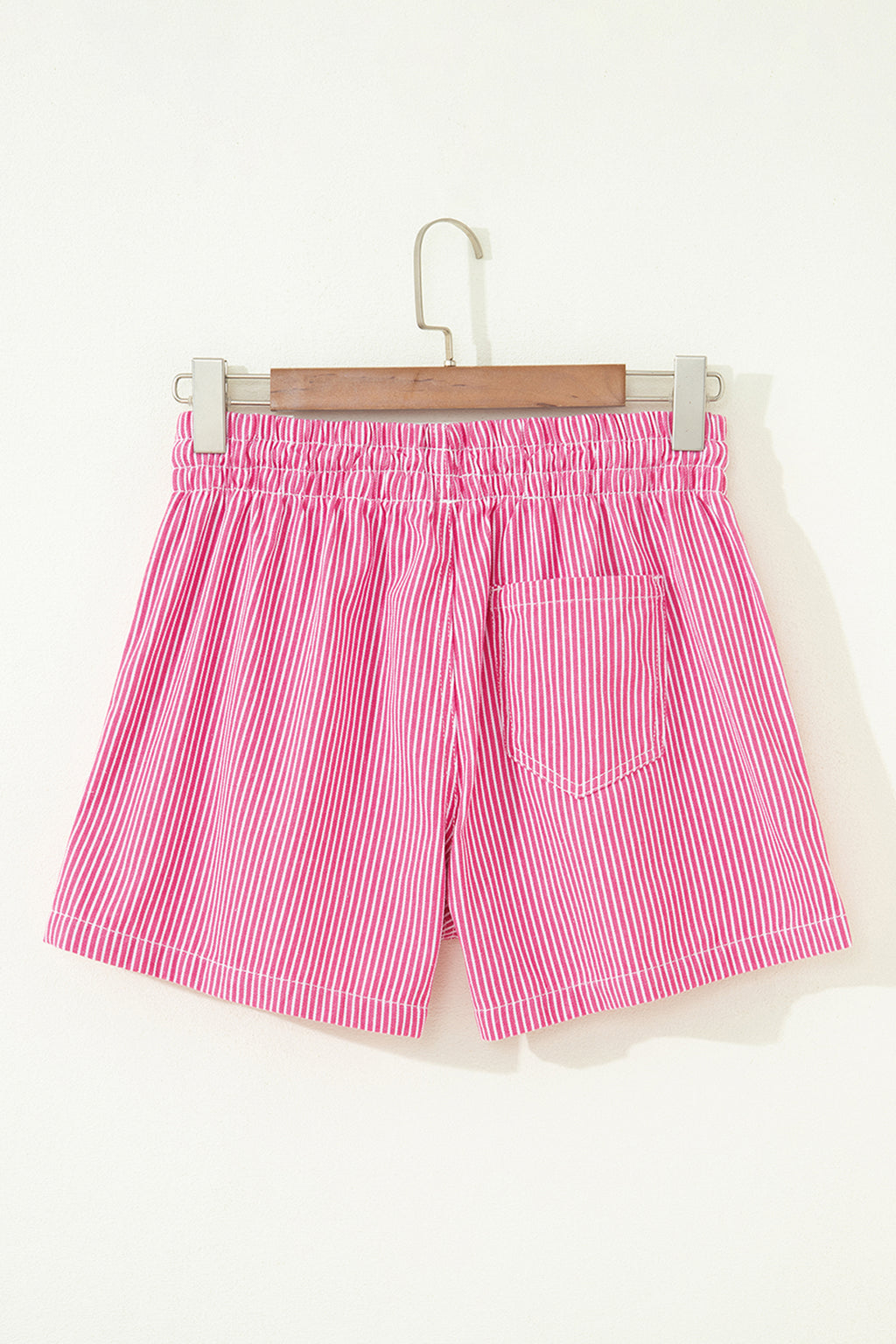 Stripe Drawstring Denim Shorts | Women's Casual Summer Shorts