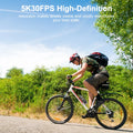 5K Action Camera with Touchscreen Waterproof Black