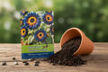 Blue Flame Sunflower Seeds + 100 Grams Organic Pot Mix Free